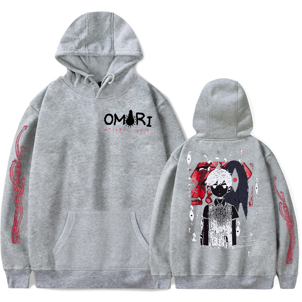 2023 Omori Red Space Hoodie Me - Graphic Hoodie Streetwear ulasan dan harga