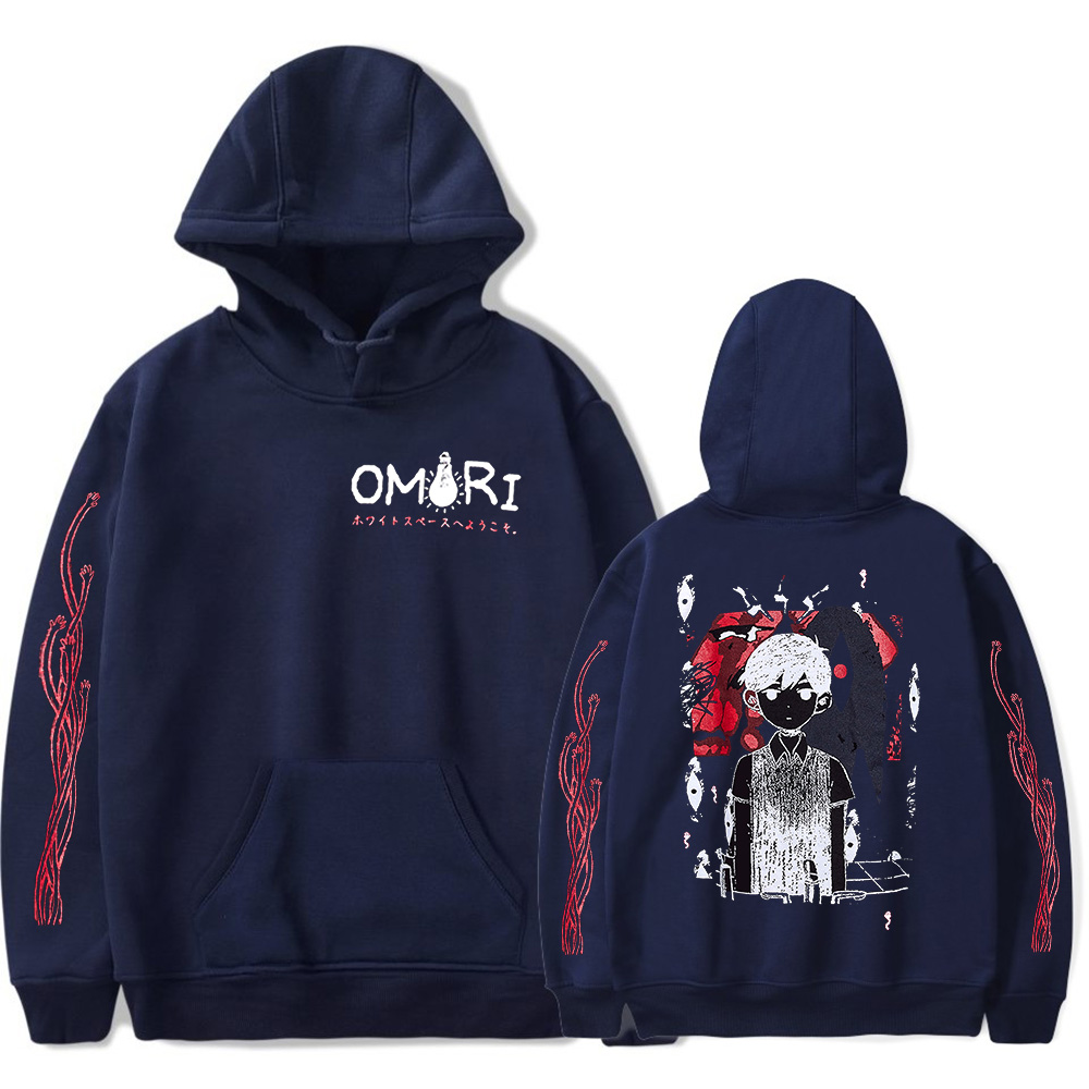 2023 Omori Red Space Hoodie Me - Graphic Hoodie Streetwear ulasan dan harga