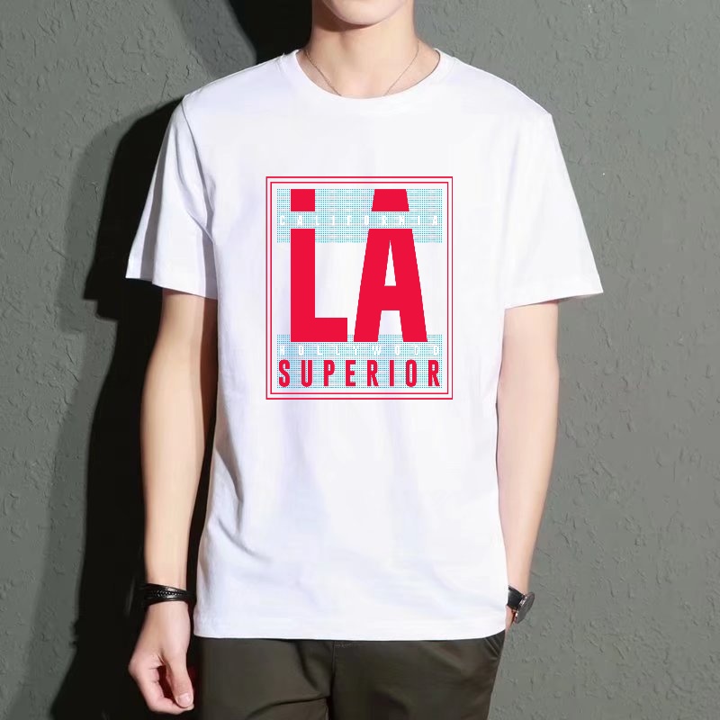 Men's Black Round-Neck Short-S - Street Fashion Los Angeles ulasan dan harga