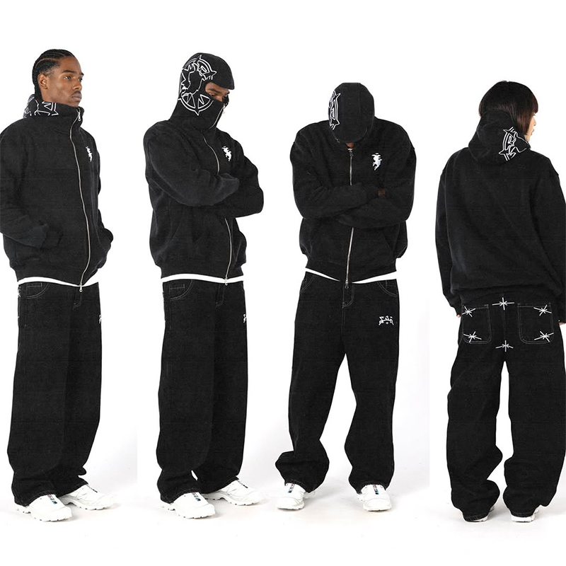 Embroidery Graphic Streetwear  - Graphic Hoodie Streetwear ulasan dan harga