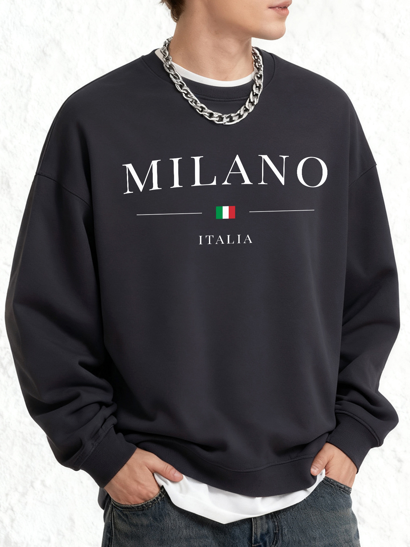 Italia Milano City Printed Man - Street Fashion Milano ulasan dan harga