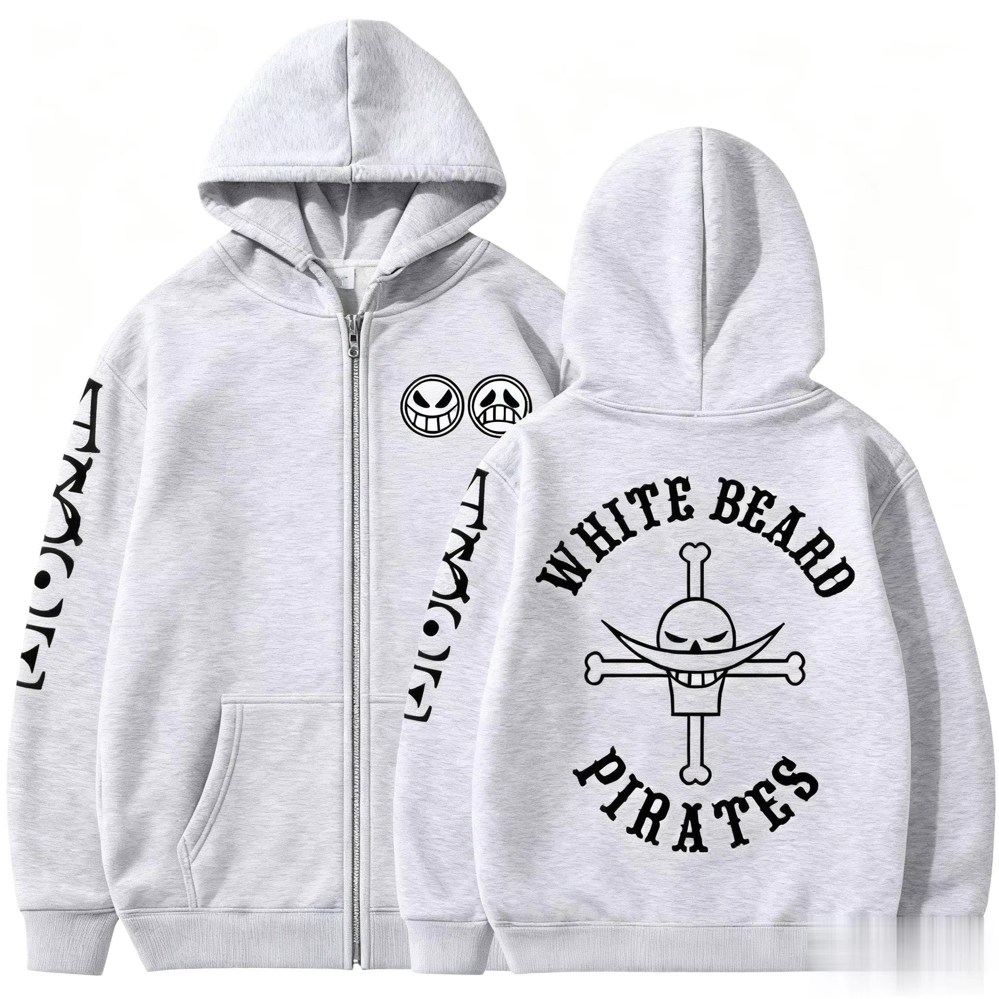 Unisex One Piece Skull Graphic - Graphic Hoodie Streetwear ulasan dan harga
